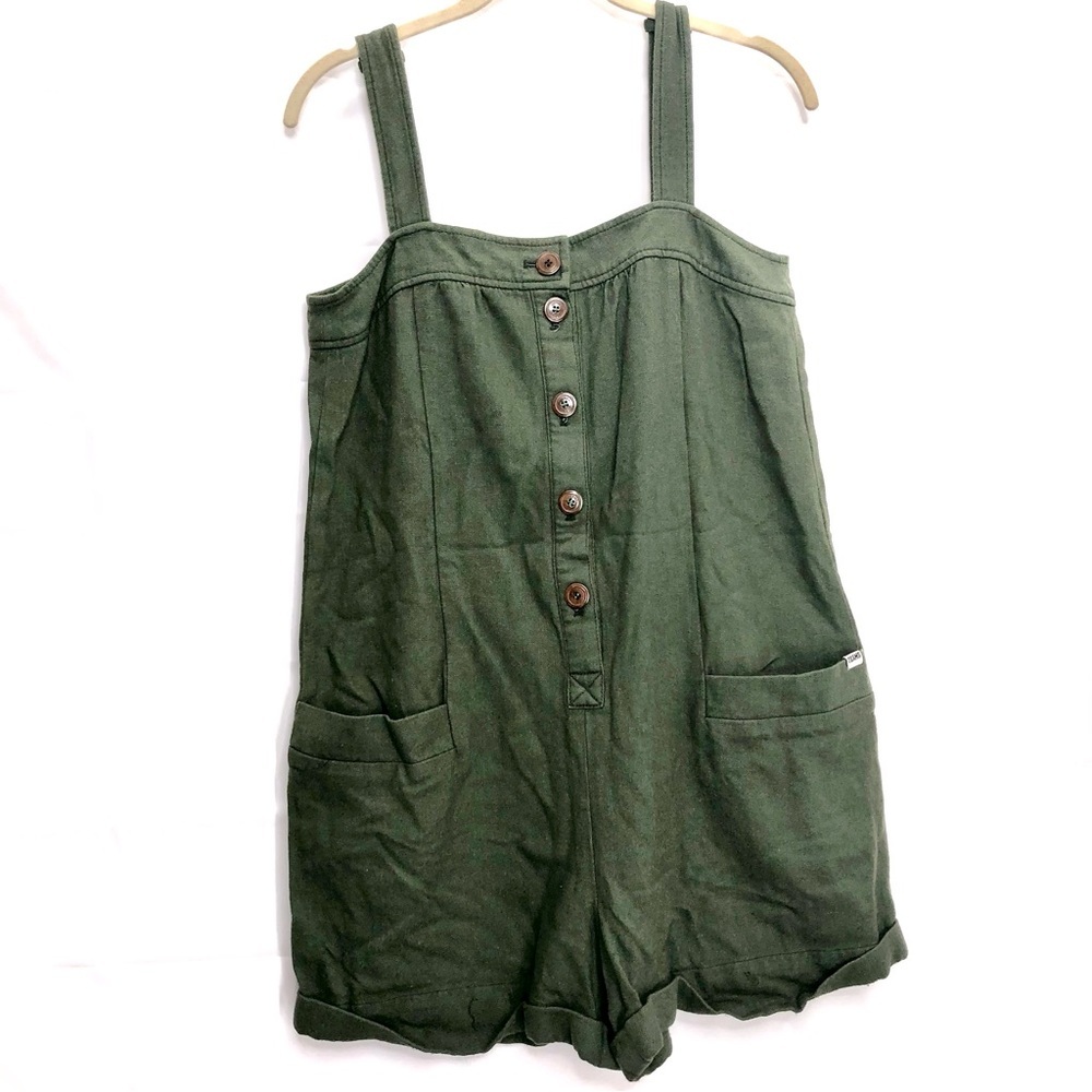 Polham green romper play suit